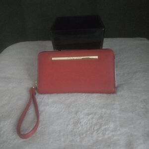 Steve Madden Vibrant Red Wristlet Clutch